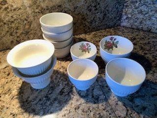 Wedgwood suikerbakjes schaaltjes kommetjes op voet 10 st., Ophalen, Overige materialen, Klassiek, Zo goed als nieuw