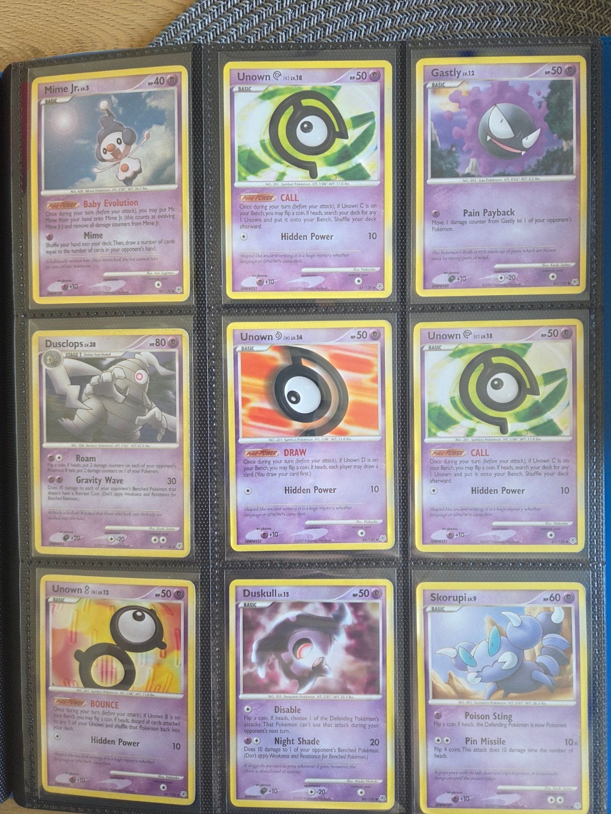 Oude / Vintage Pokémon kaarten Diamond & Pearl (2007), Ophalen of Verzenden, Zo goed als nieuw, Meerdere kaarten