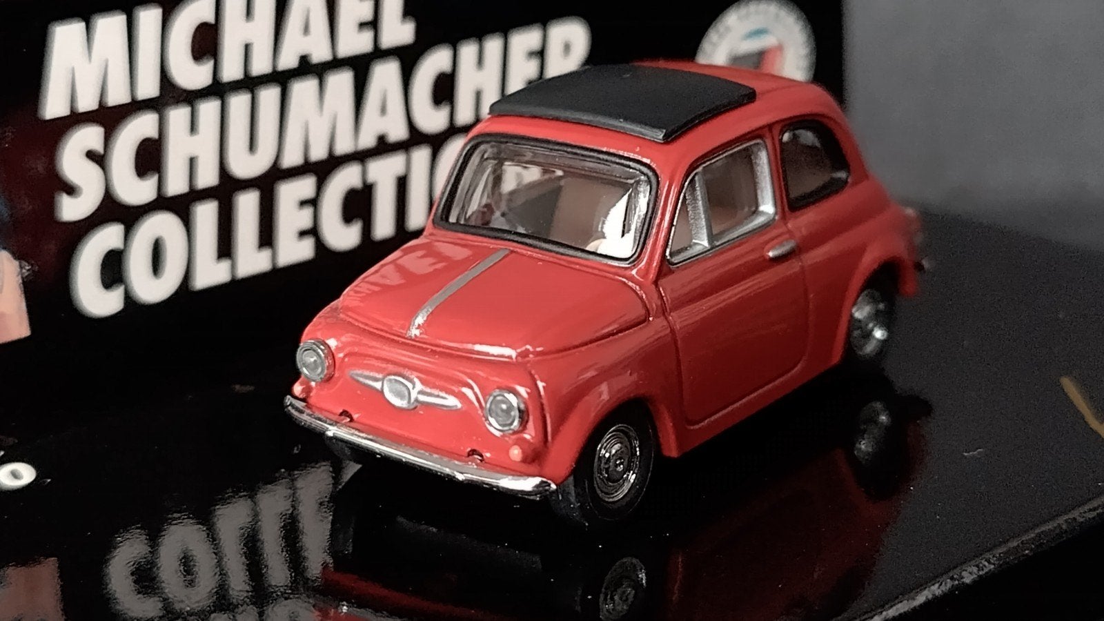 Fiat 500 Michael Schumacher 1:64 Minichamps Pol, Aachen Gernany, Auto, Verzenden, .