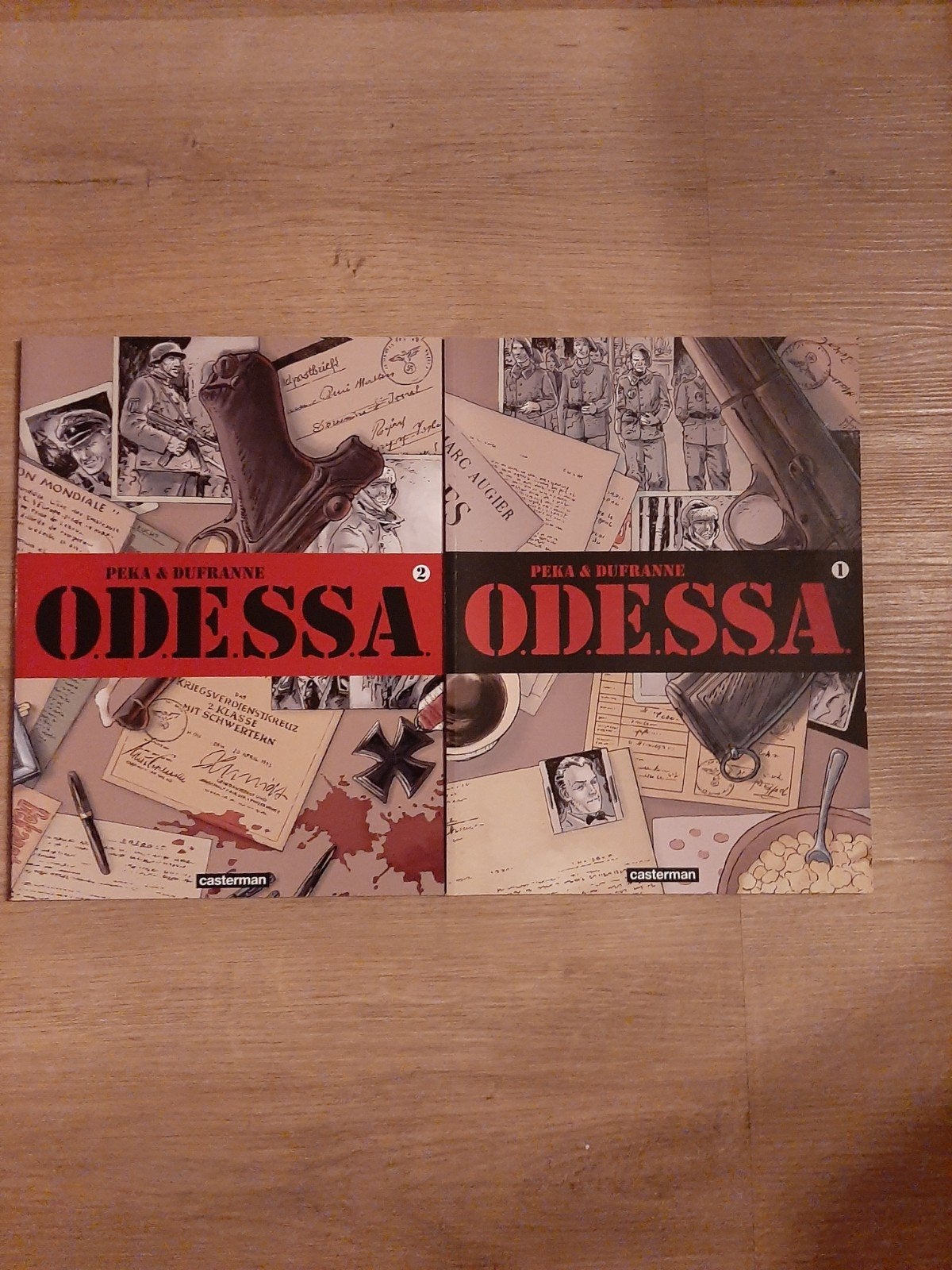 Odessa strips deel 1 & 2 - Peka & Dufranne, Ophalen of Verzenden, Algemeen, Peka & Dufranne, Tweede Wereldoorlog