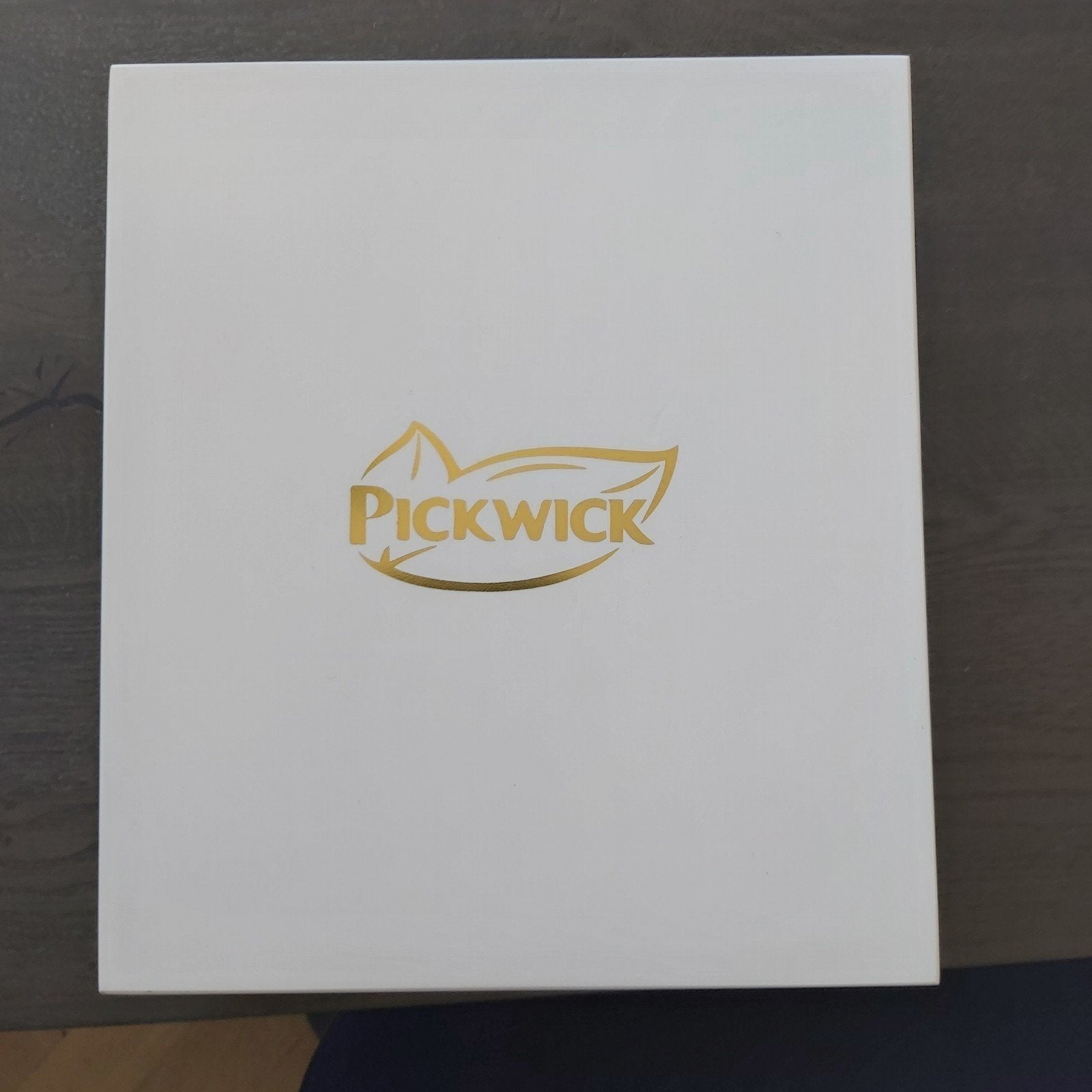 Pickwick theedoos met 9 vakken, Ophalen, Zo goed als nieuw, Wit, Hout