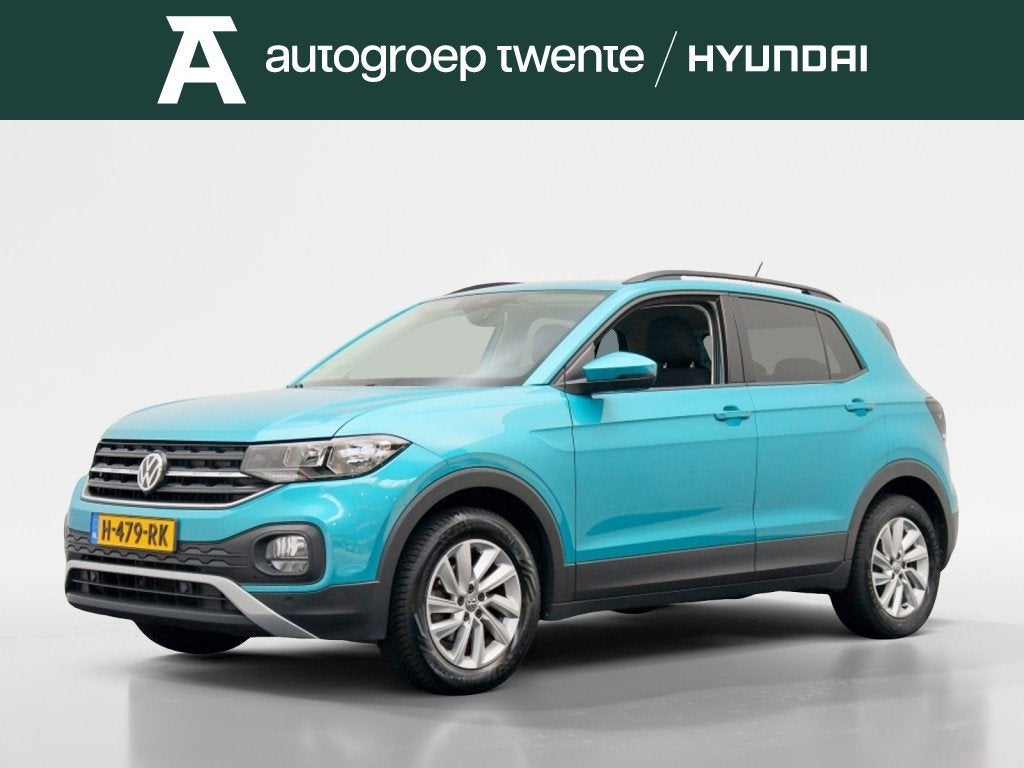 Volkswagen T-Cross 1.0 TSI Life | Trekhaak | Navi | Vierseiz, Auto's, 620 kg, 49 €/maand, Origineel Nederlands, Bedrijf