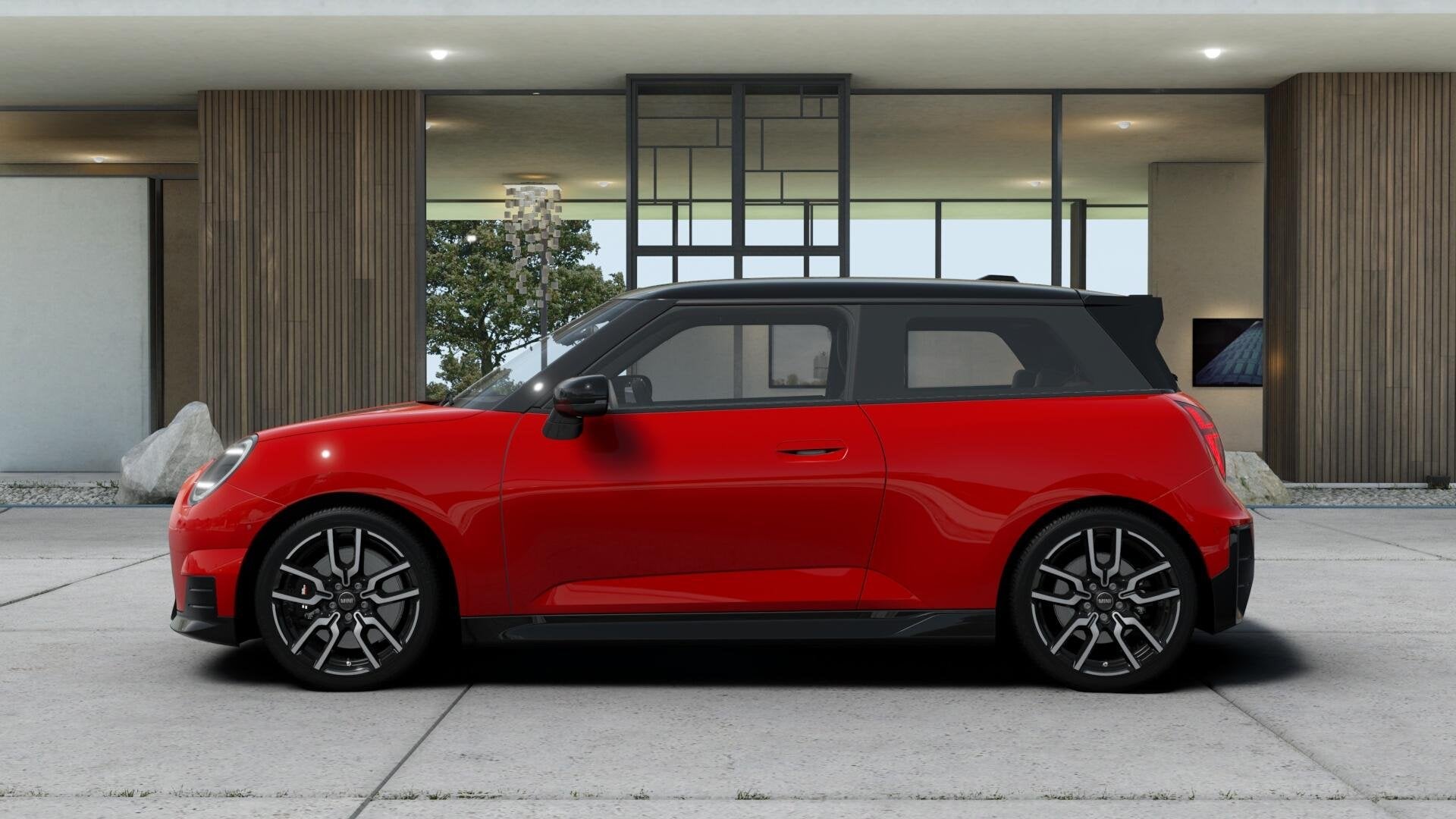 MINI 3-Deurs Cooper E | John Cooper Works Uitvoering + Pakke, Auto's, 41 kWh, 4 stoelen, Nieuw, 184 pk