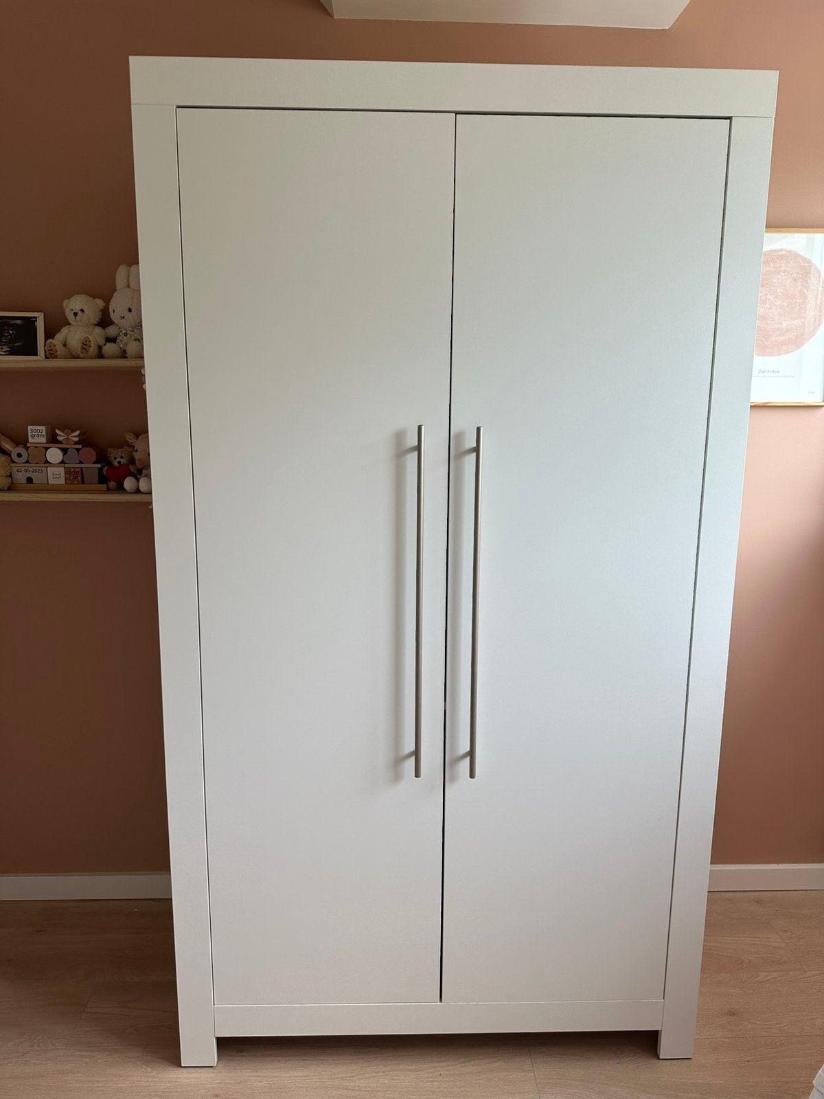 Kledingkast babykamer wit (babypark), Ophalen, 50 tot 70 cm, 105 cm of meer, 100 cm of meer