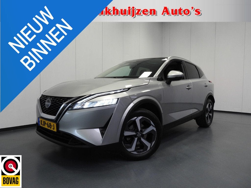 Nissan Qashqai 1.3 MHEV N-Connecta Design NAVI/PANODAK/360CA, Auto's, Nissan, Bedrijf, Te koop, Qashqai, 360° camera, ABS, Achteruitrijcamera
