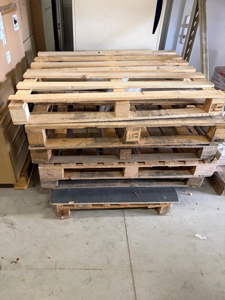 Pallets gratis ophalen, Ophalen, Gebruikt, Minder dan 25 mm, Minder dan 200 cm
