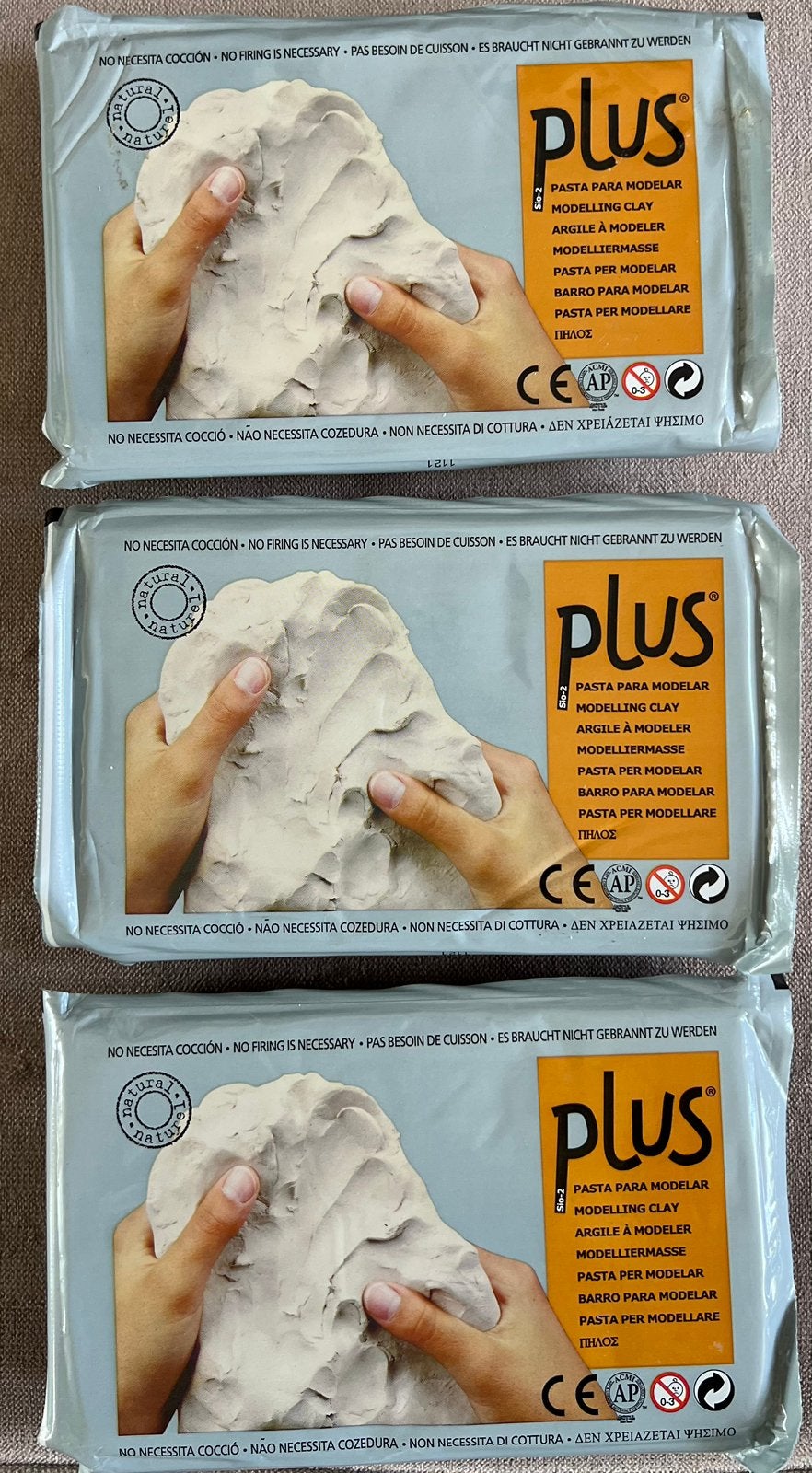 3 pakken zelfhardende klei nieuw!, Ophalen of Verzenden, Nieuw, Knutselwerk