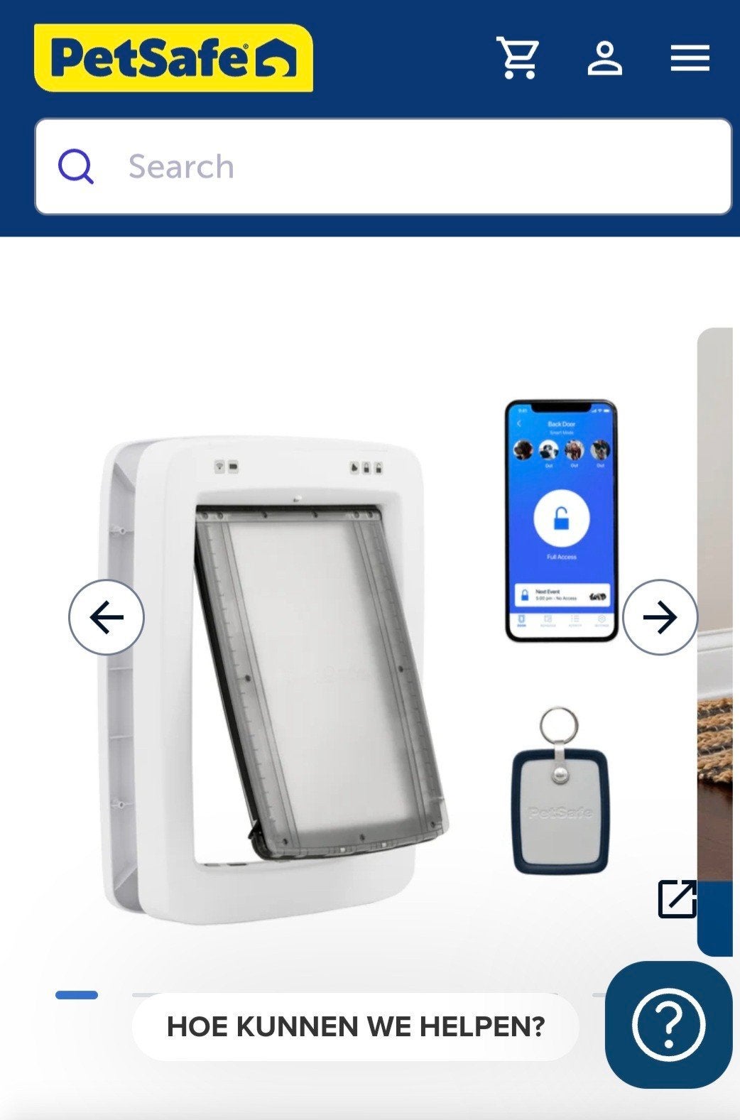 gezocht petsafe smartdoor connect hondenluik maat L, Ophalen of Verzenden