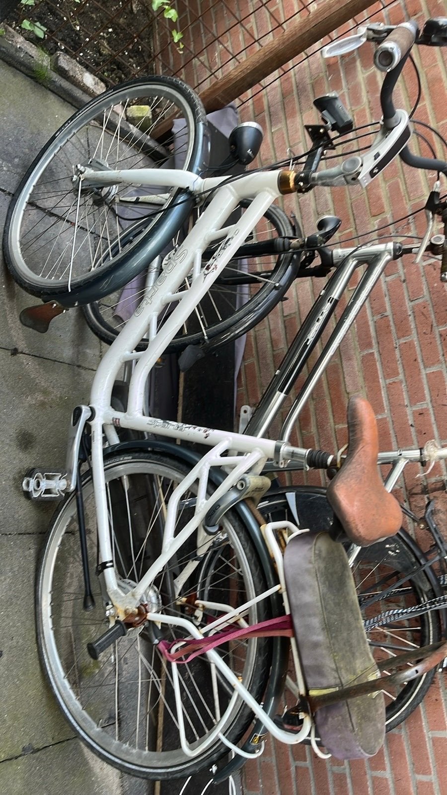 Voor onderdelen of een handige harry, Ophalen, Terugtraprem, Gazelle, 53 tot 56 cm