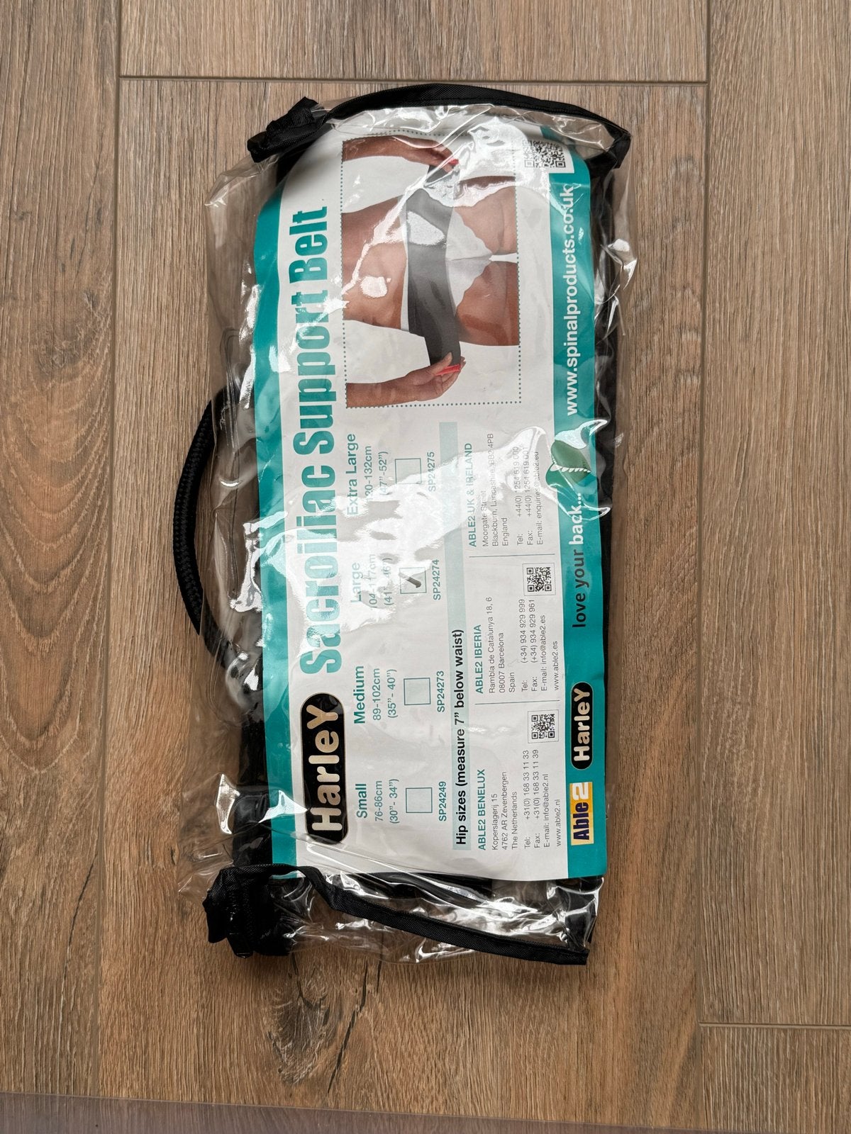 Harley Sacroiliac Support Belt, een bekkenband in maat L, Ophalen of Verzenden