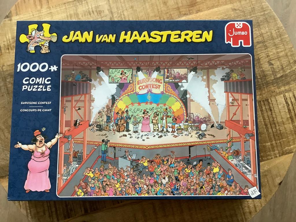 Jan van Haasteren Eurosong Contest 1000+ stukjes, Ophalen of Verzenden, 500 t/m 1500 stukjes, Nieuw, Legpuzzel