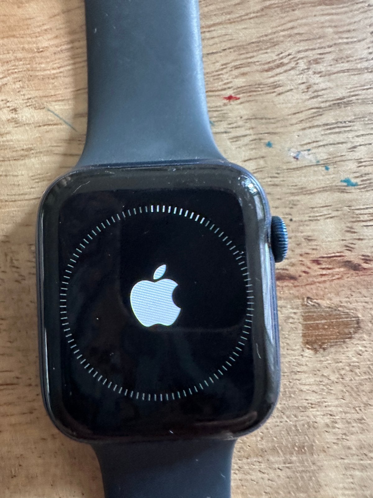Blauwe Apple iwatch 6 in goede staat, Ophalen of Verzenden, Zo goed als nieuw, IOS