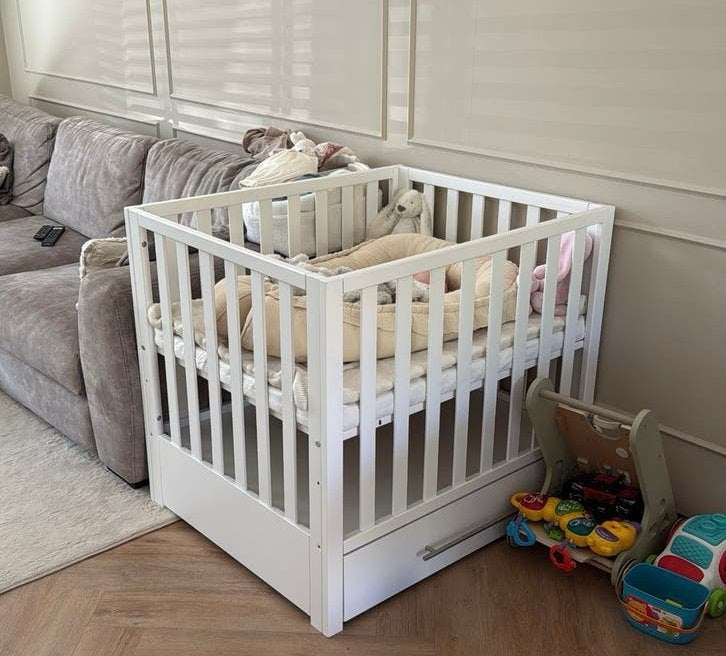 Babybox met lade & matras, Ophalen, Zo goed als nieuw, Lade