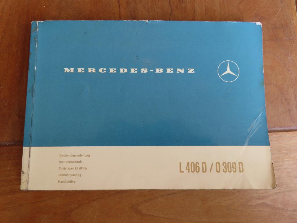Instructieboek Mercedes L 406 D, Mercedes O 309D Motor OM615, Ophalen of Verzenden