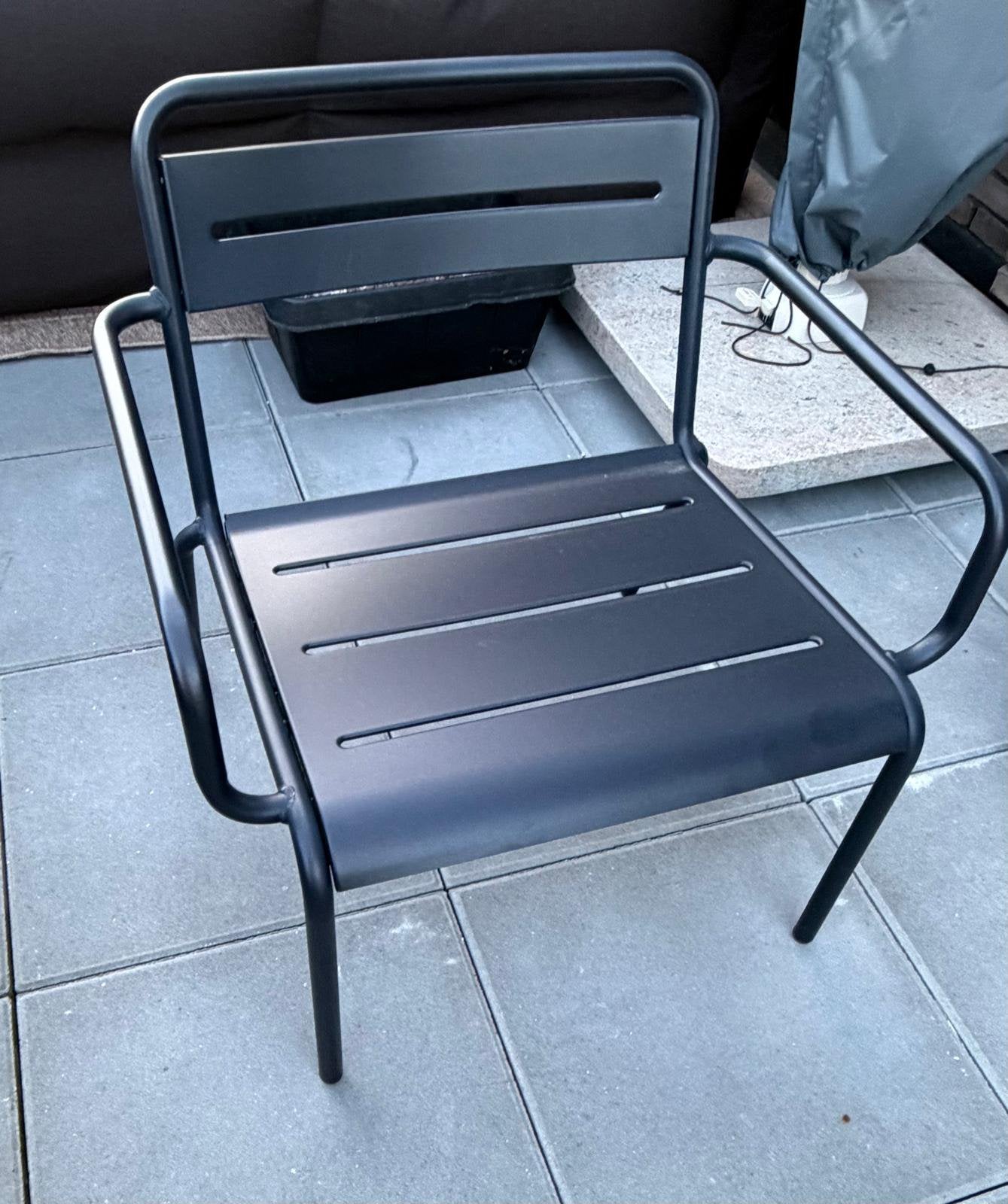 Emu Star loungestoelen zwart 2x, Ophalen of Verzenden, Zo goed als nieuw, Kunststof