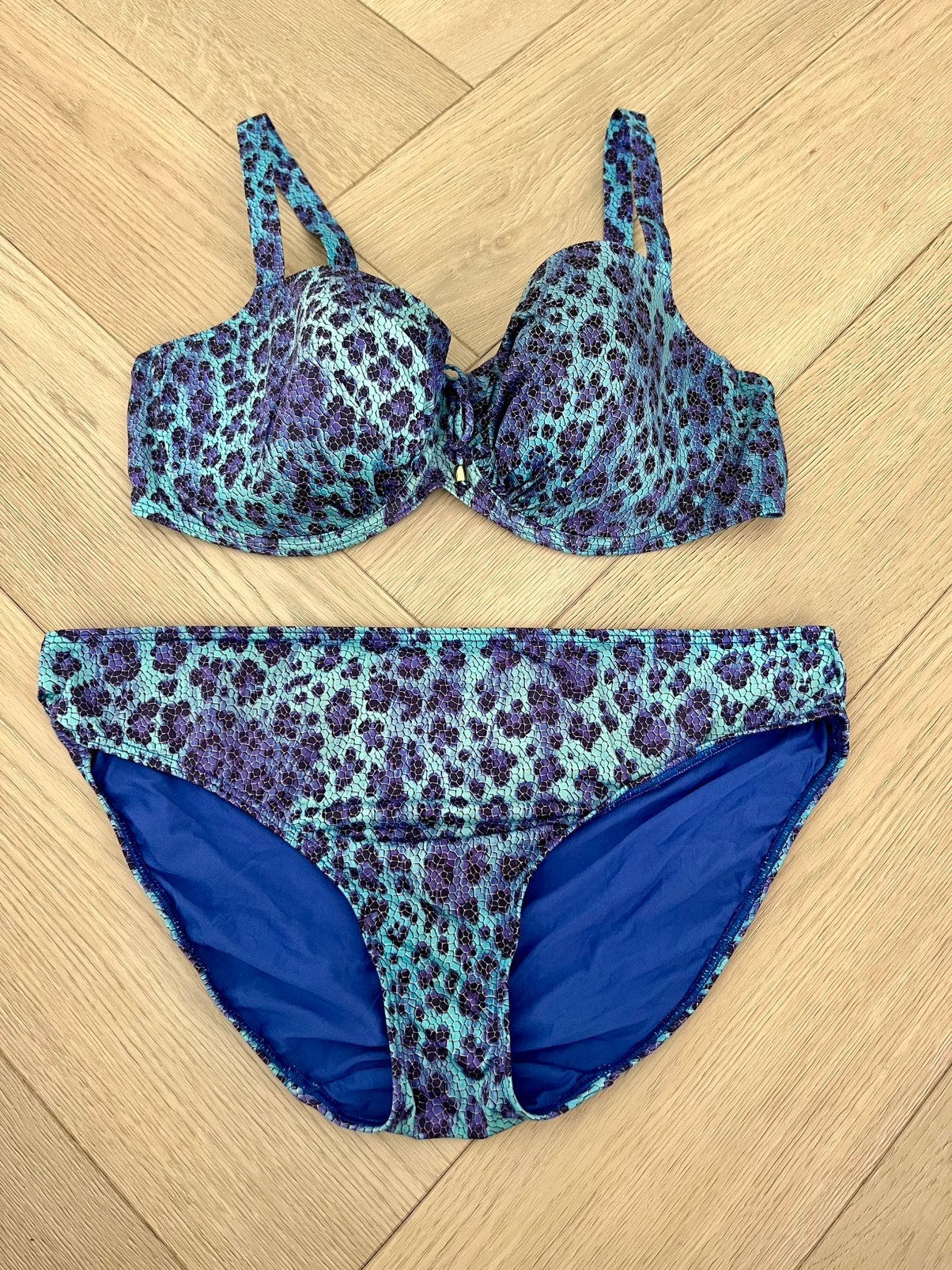 Prima Donna Swim Bikini 90D/46 Samba (LEES BESCHRIJVING), Kleding | Dames, Zo goed als nieuw, Bikini, Verzenden, Blauw