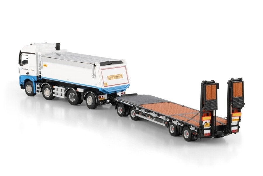 WSI MERCEDES BENZ AROCS MP4 2.300MM 8X2 BALLAST NEDAM, Ophalen of Verzenden, Nieuw, Bus of Vrachtwagen, Wsi