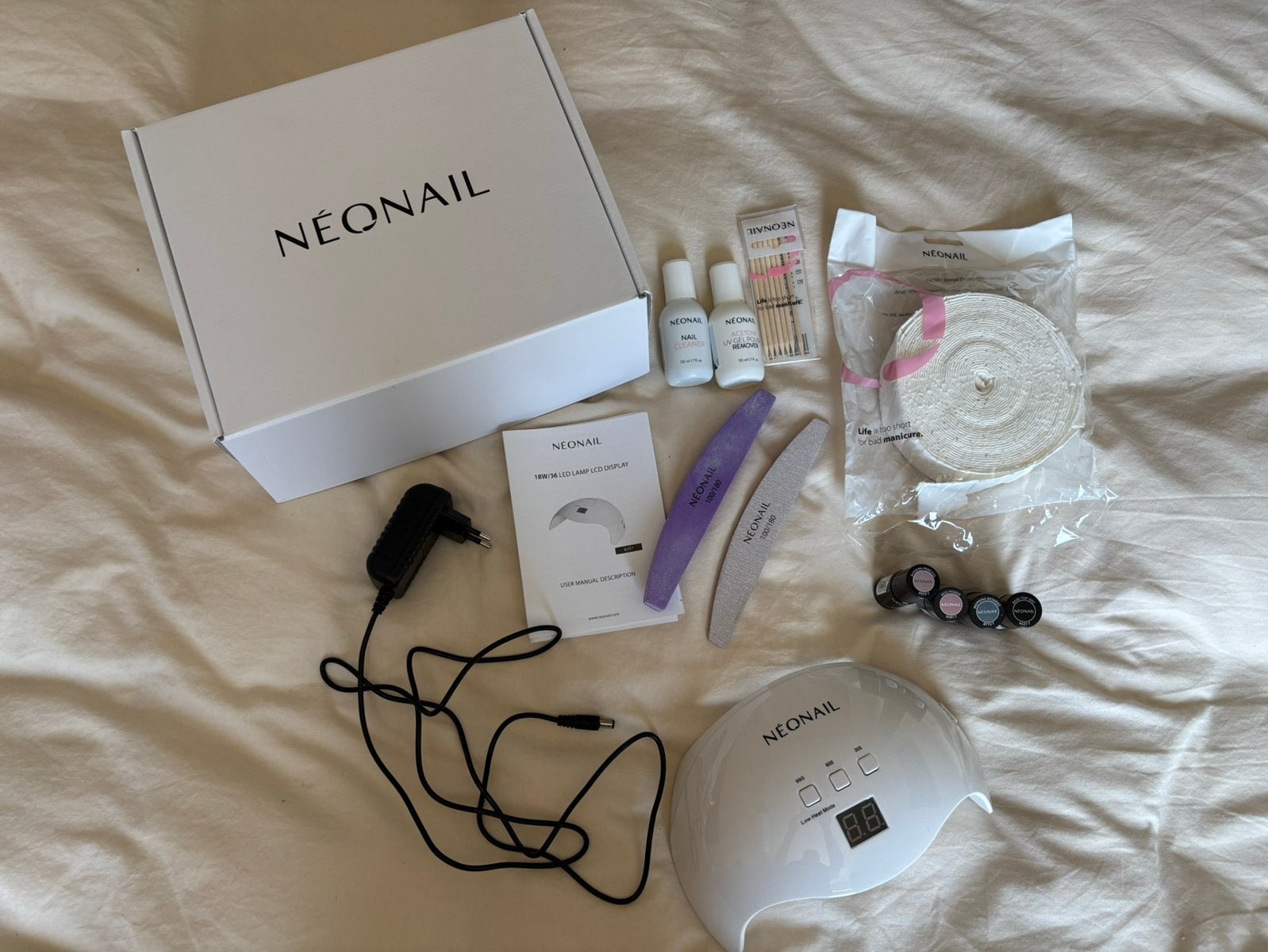 Neonail starterset, Sieraden, Tassen en Uiterlijk, Uiterlijk | Cosmetica en Make-up, Ophalen of Verzenden, Zo goed als nieuw, Handen en Nagels