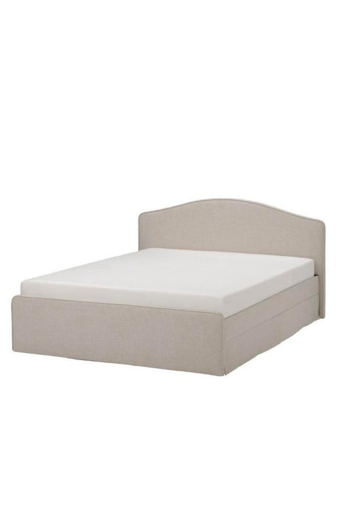 Bed IKEA 160x200, Huis en Inrichting, Slaapkamer | Bedden, Ophalen, Gebruikt, Wit, Tweepersoons