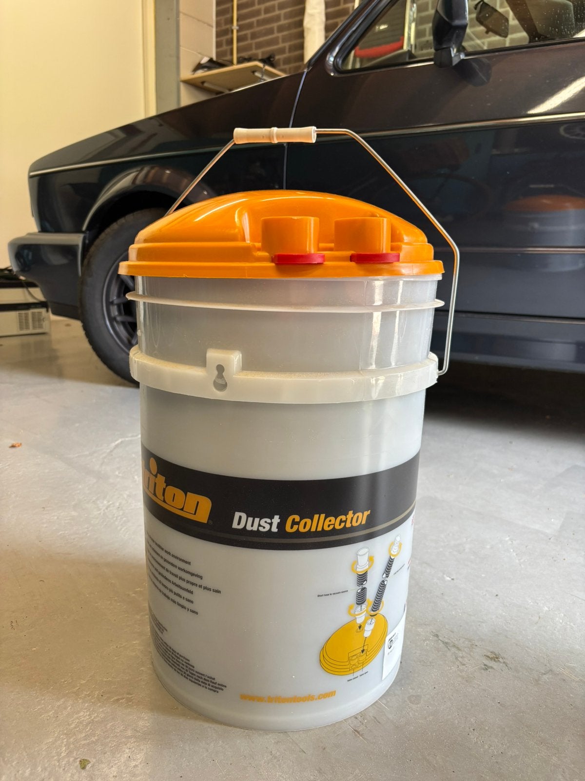 Dust collector, Ophalen, Zo goed als nieuw, Wit