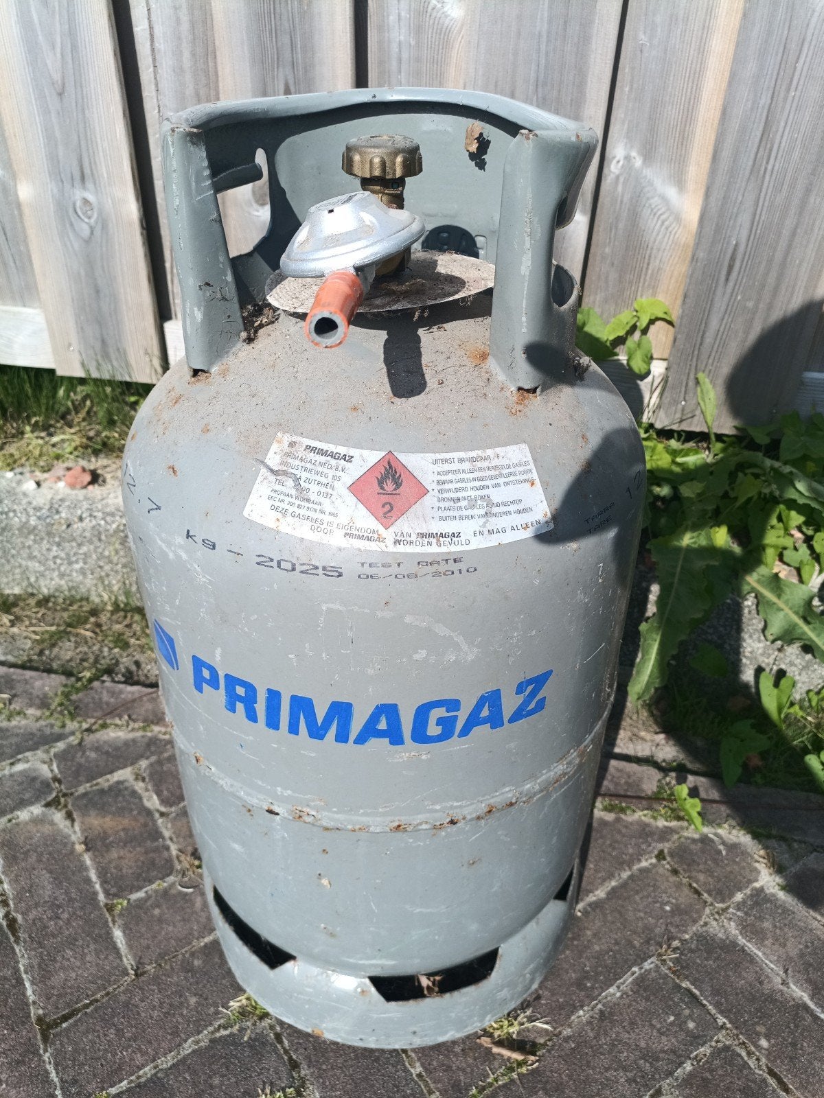 Primagaz gasflessen voor BBQ en kooktoestel, Ophalen, Gebruikt, Primagaz