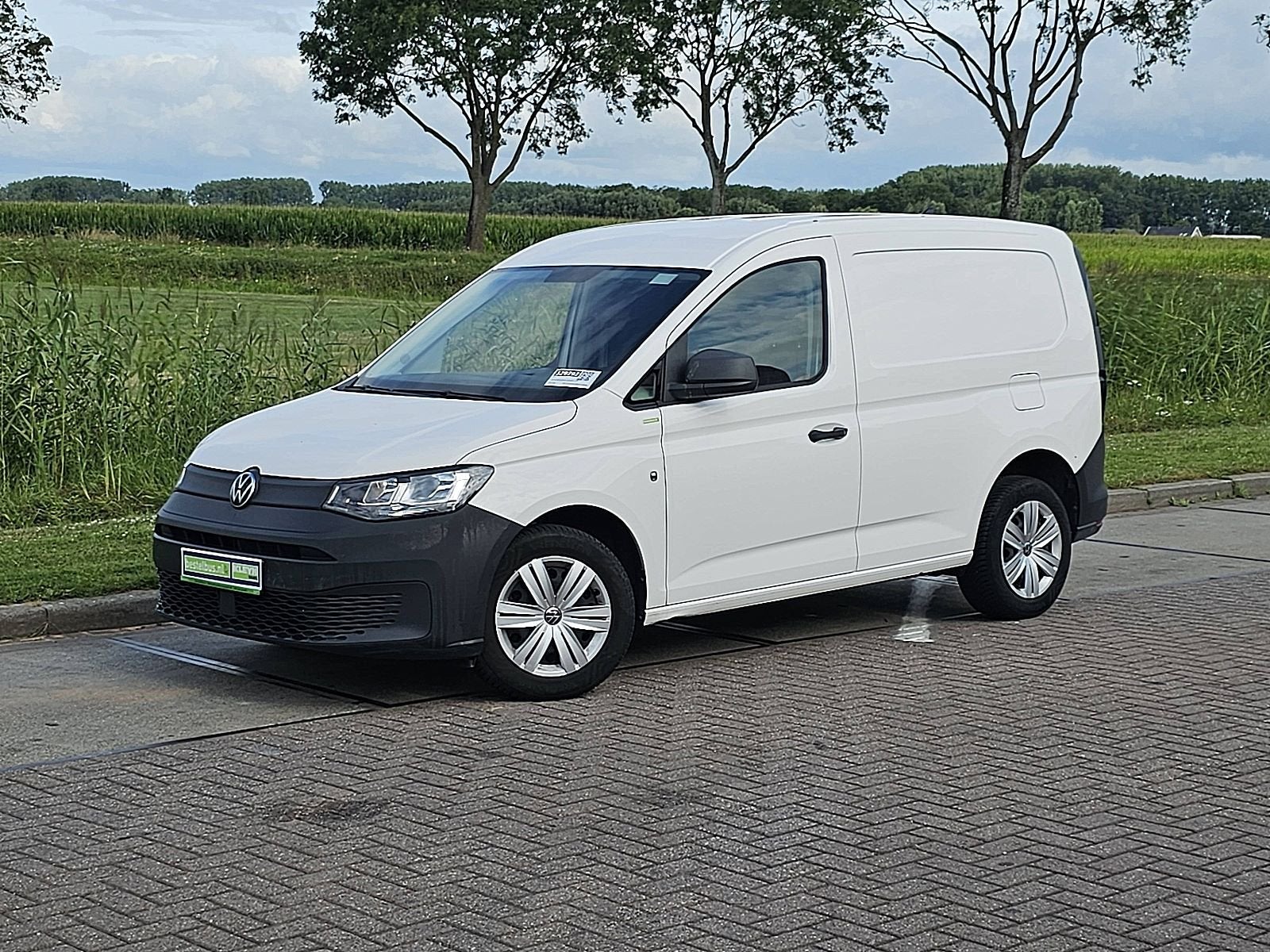 VOLKSWAGEN CADDY 2.0 airco carplay euro6!, Gebruikt, Volkswagen, Wit, 2 stoelen