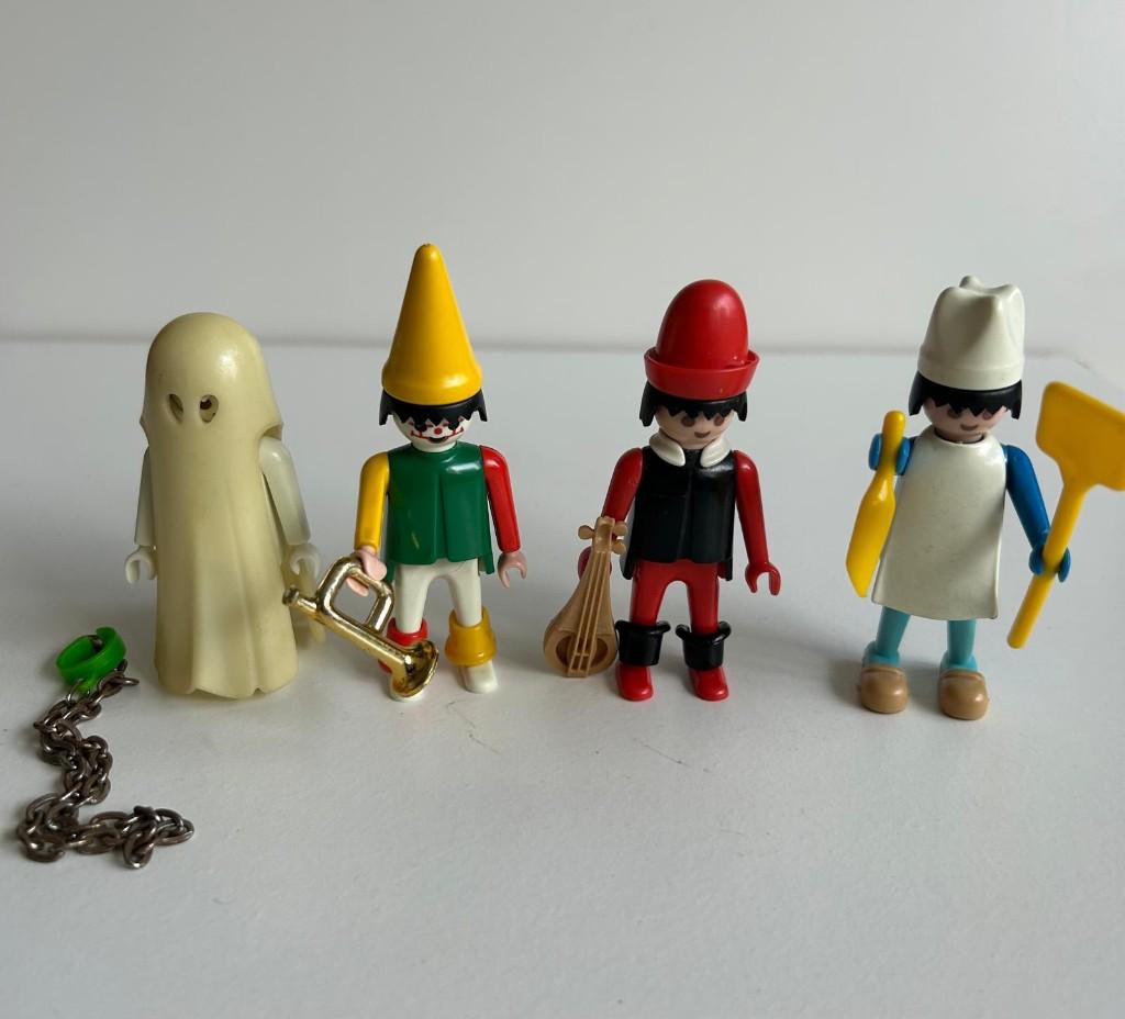 Playmobil Vintage poppetjes clown, bakker, spook enz set, Ophalen of Verzenden, Gebruikt, Los playmobil
