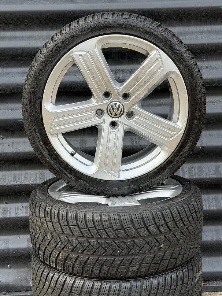 18” Orig Cadiz VW Caddy Golf 7 8 GTI GTD velgen Winterbanden, Ophalen, 18 inch, Gebruikt, Banden en Velgen