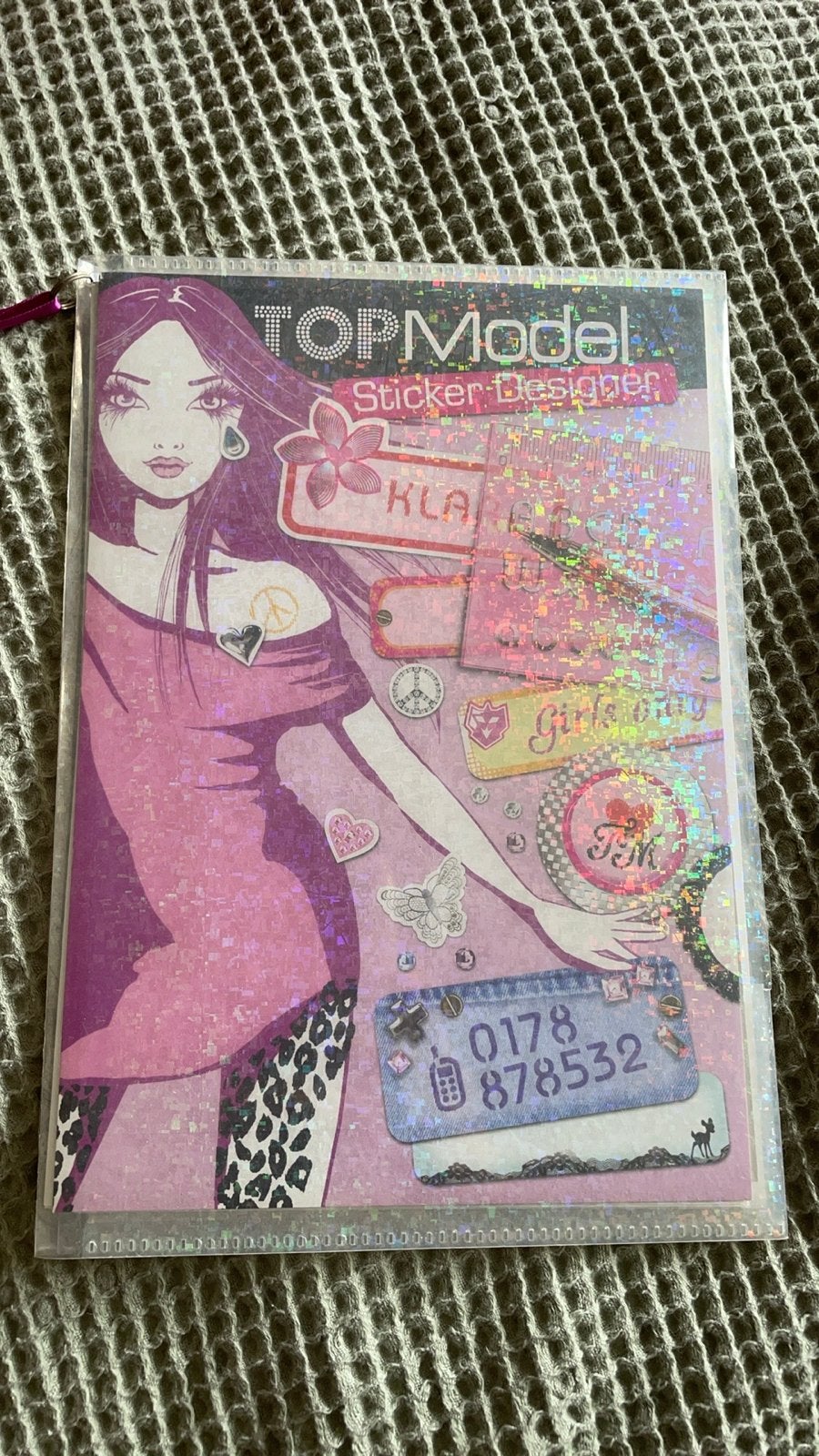 Top Model Sticker Designer Boek met Stickers en Linialen, Ophalen, Gebruikt, Merk