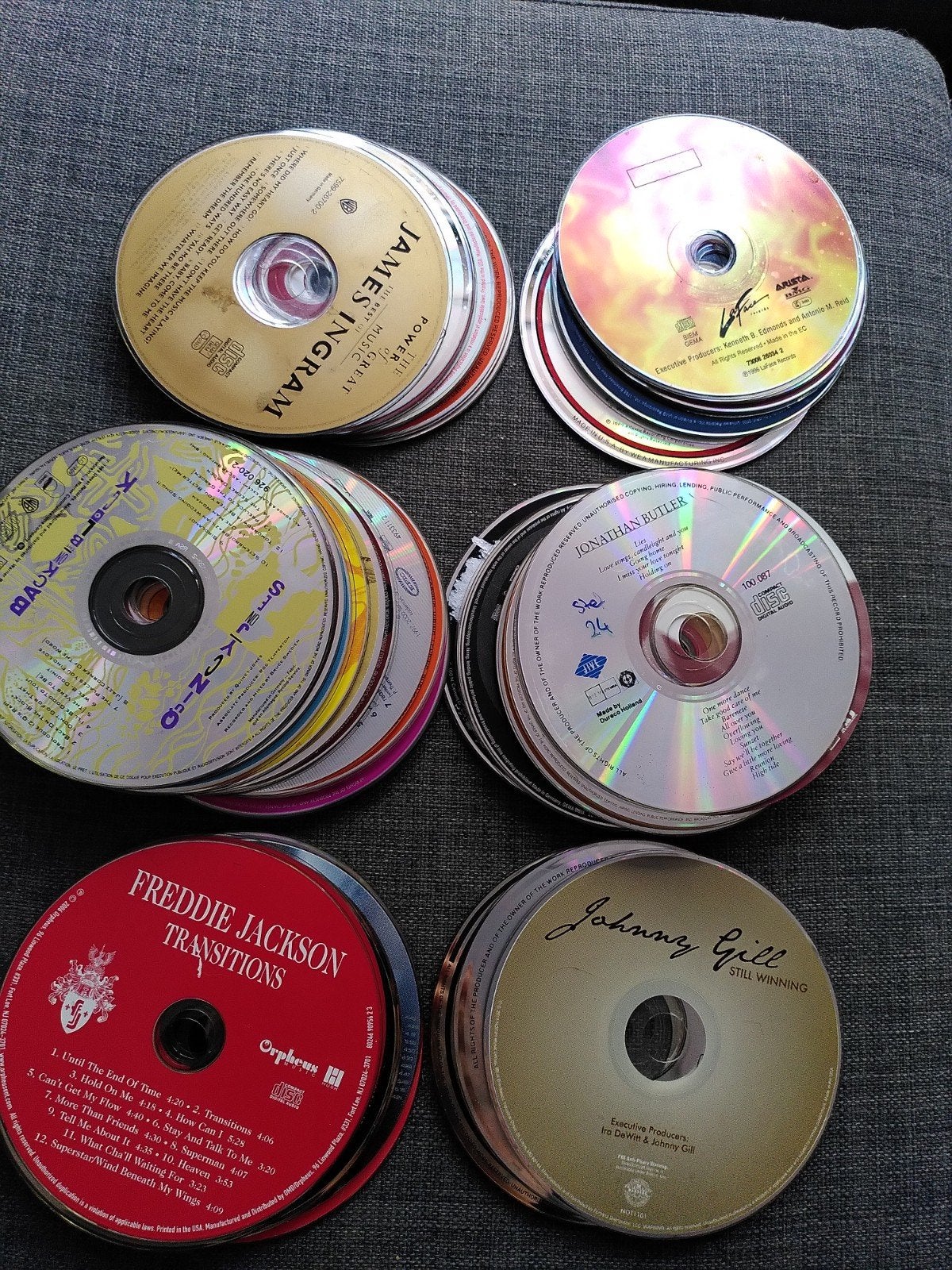 60 cd's Freddie Jackson, Luther Vandross, Johnny Gill etc, Ophalen of Verzenden, Gebruikt