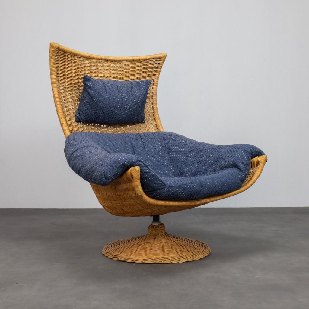 Vintage Design Fauteuil Gerard van den Berg Montis, Ophalen, Gebruikt, 75 tot 100 cm, Stof