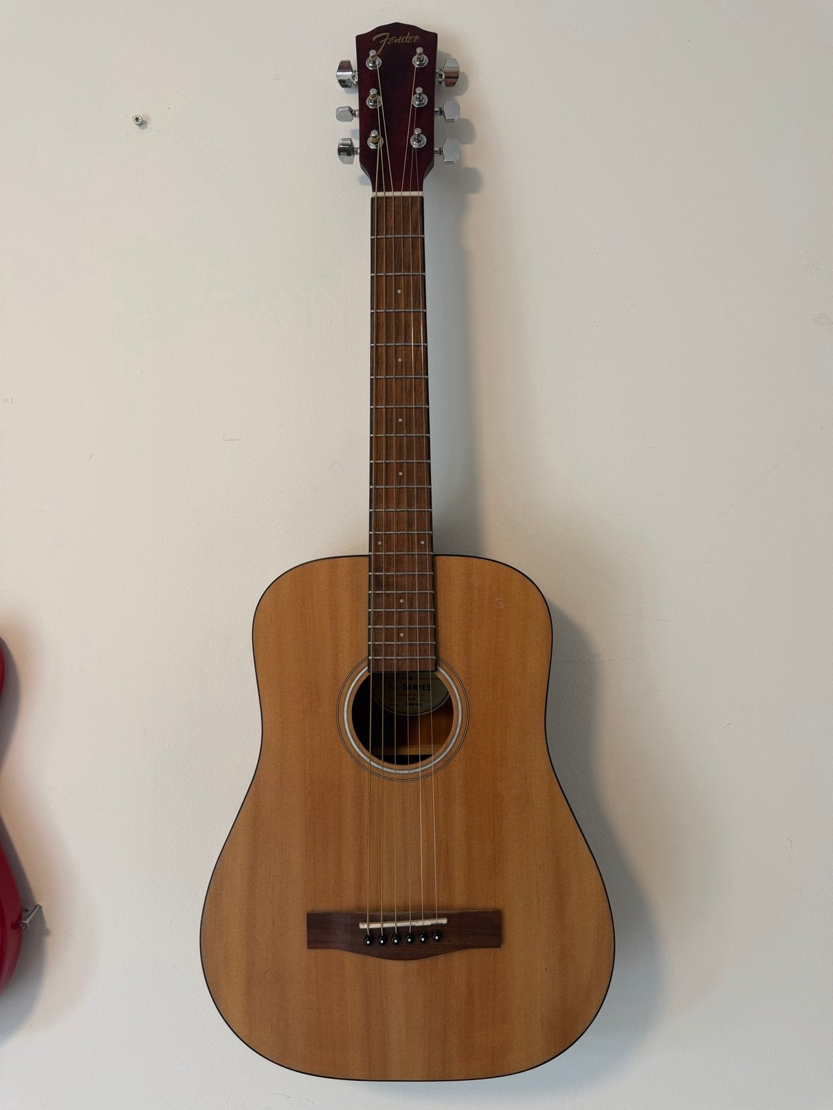 Fender FA-15 3/4 Western gitaar met tas, Muziek en Instrumenten, Ophalen of Verzenden, Gebruikt, Western- of Steelstringgitaar