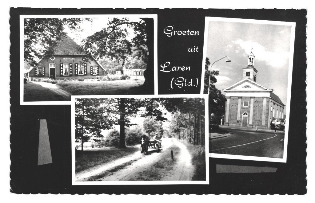 984277 Laren 1972 Gld _Gelopen met mooie zegel Deltaplan, Ophalen of Verzenden, 1960 tot 1980, Gelopen, Gelderland