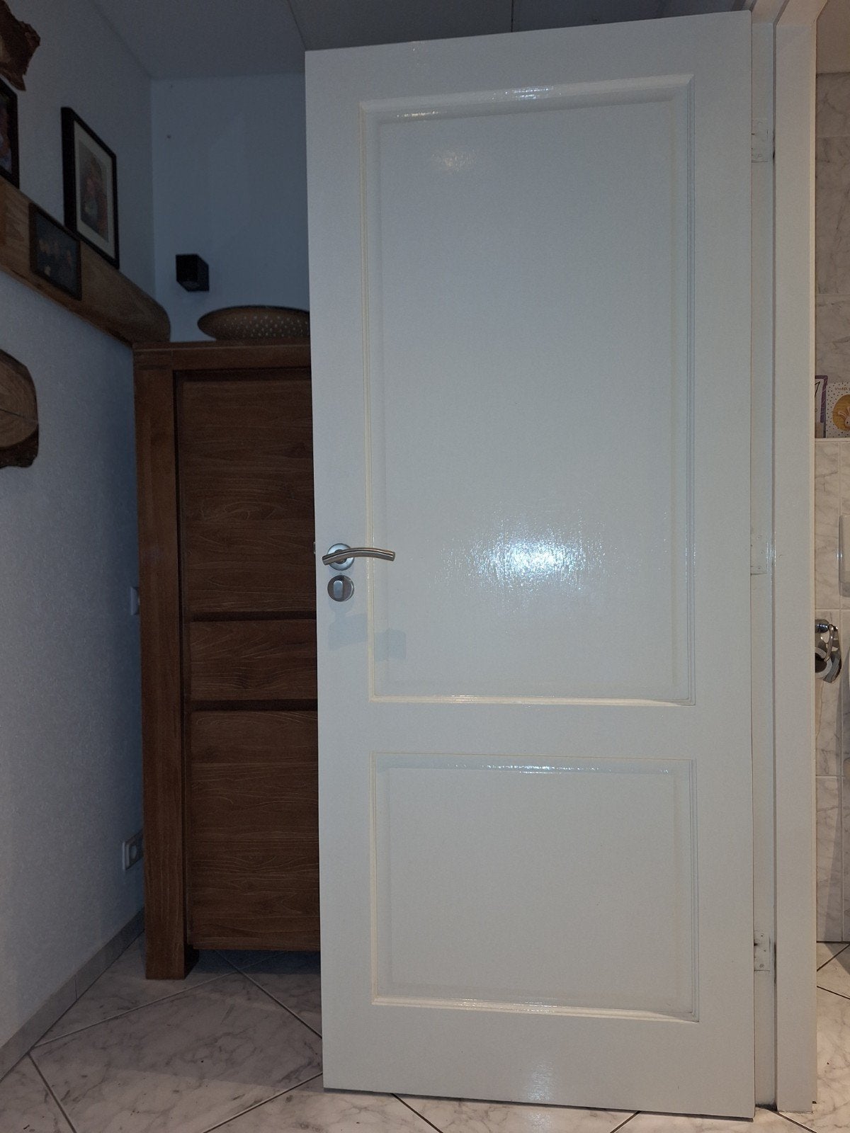 Hardhouten binnendeur (zonder klink/beslag), Gebruikt, 80 tot 100 cm, Binnendeur, Ophalen of Verzenden
