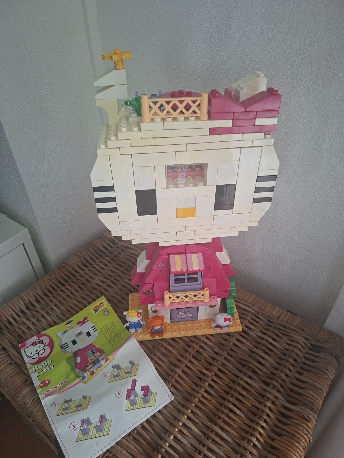 Hello Kitty Bouwset - Groot Huis met Meubels, Kinderen en Baby's, Ophalen, Gebruikt, Overige merken