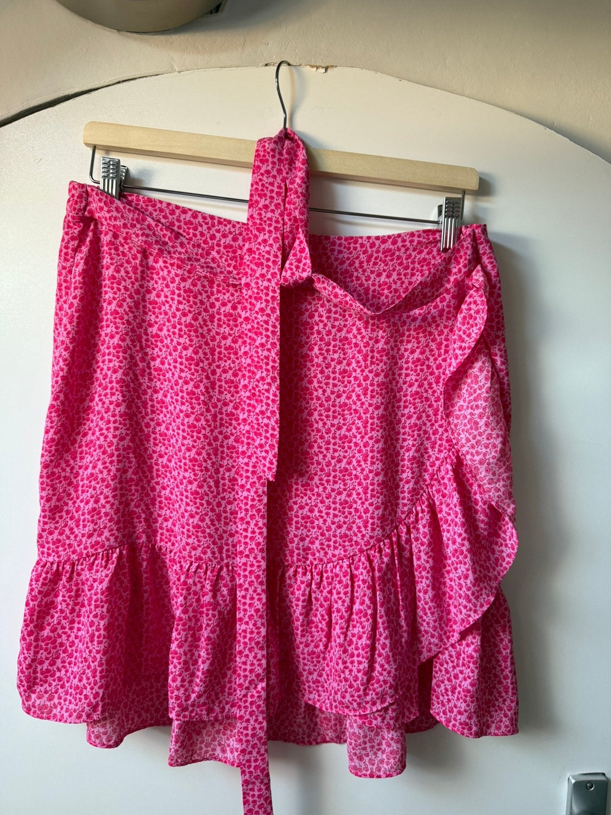 Zomerrokje dames met strik, Kleding | Dames, Rokken, Maat 38/40 (M), Ophalen of Verzenden, Zo goed als nieuw, Roze