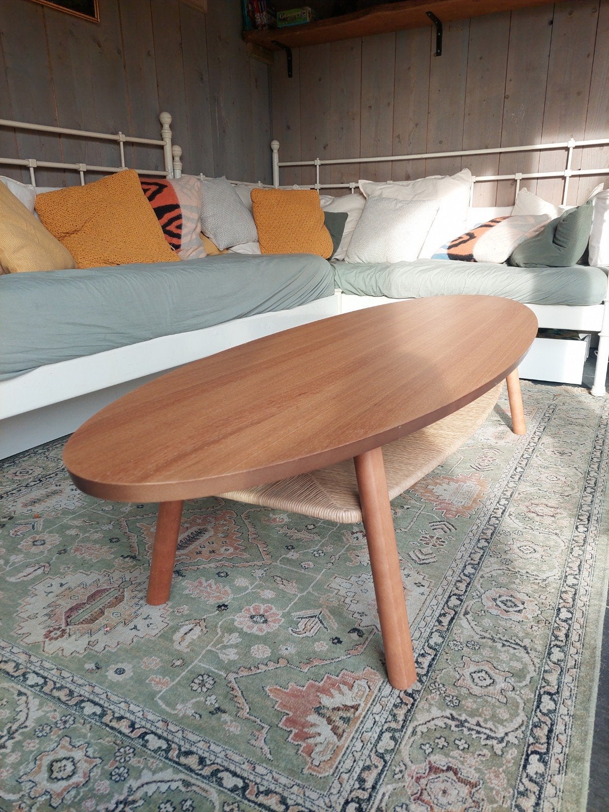 IKEA salontafel Stockholm, Huis en Inrichting, Ophalen, Gebruikt, 50 tot 100 cm, 150 tot 200 cm