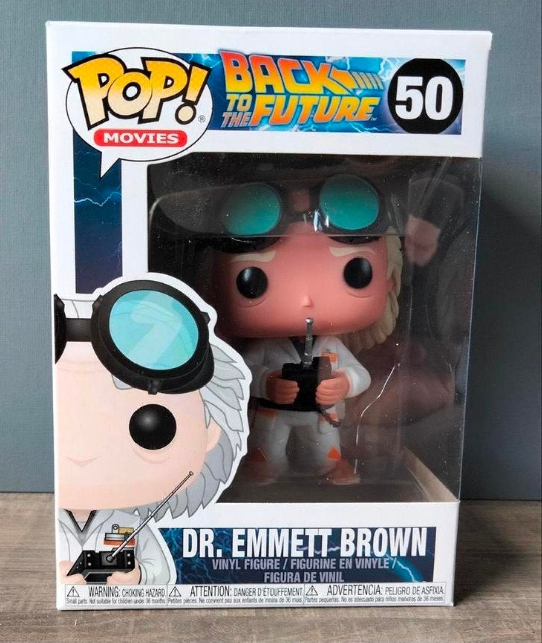 50 DR Emmet Brown Back To The Future Funko Pop, Verzamelen, Verzenden, Zo goed als nieuw