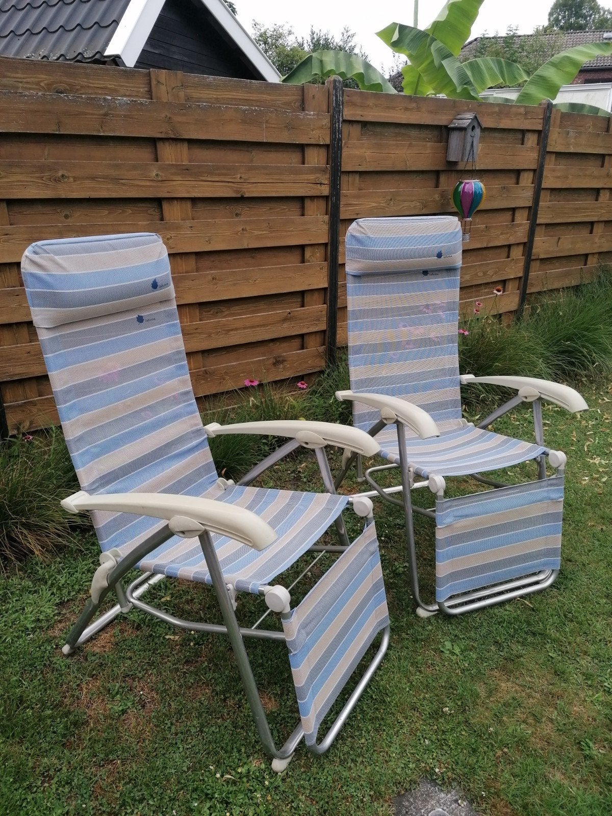 2x Lafuma Relaxstoel Ligstoel Campingstoel Standenstoel, Ophalen of Verzenden, Zo goed als nieuw, Campingstoel