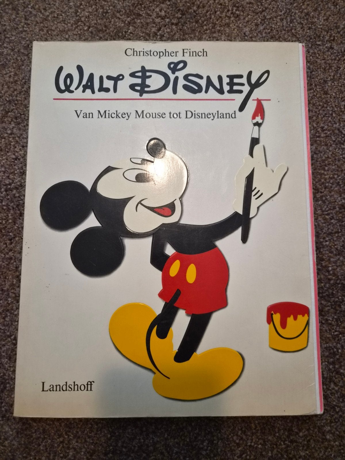Walt Disney: Van Mickey Mouse tot Disneyland, Verzamelen, Ophalen of Verzenden, Mickey Mouse, Gebruikt, Papier, Kaart of Schrift