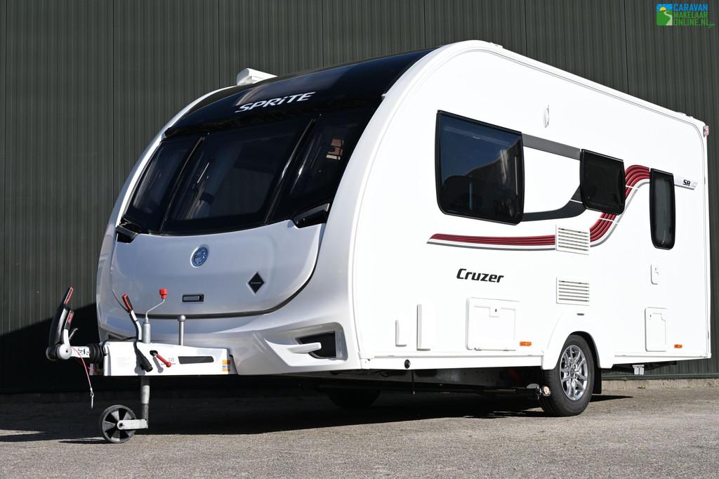 Sprite Cruzer 460 SR|Mover|Cassette luifel, Caravans en Kamperen, Standaardzit, Bedrijf, 5 tot 6 meter, Sprite