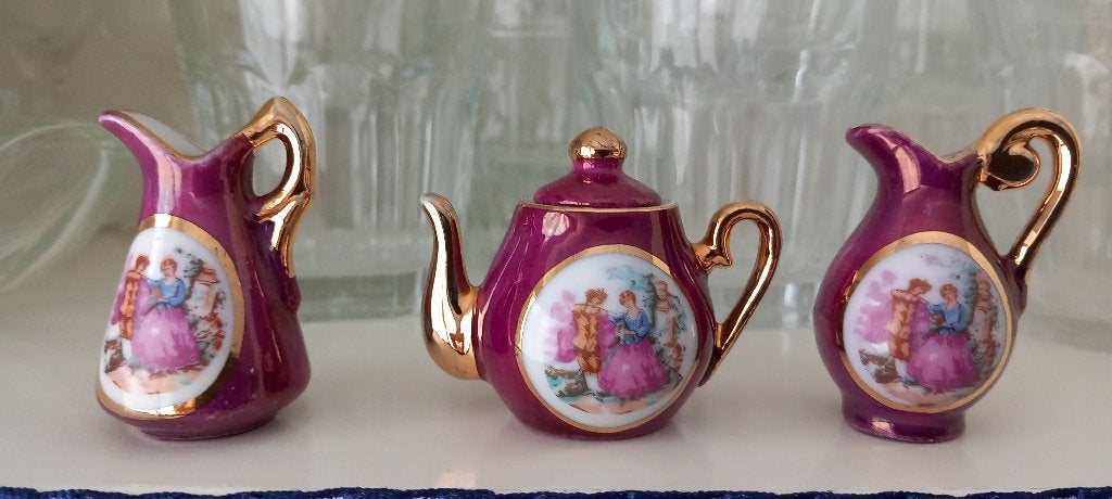 mini theeset, Ophalen of Verzenden, Zo goed als nieuw