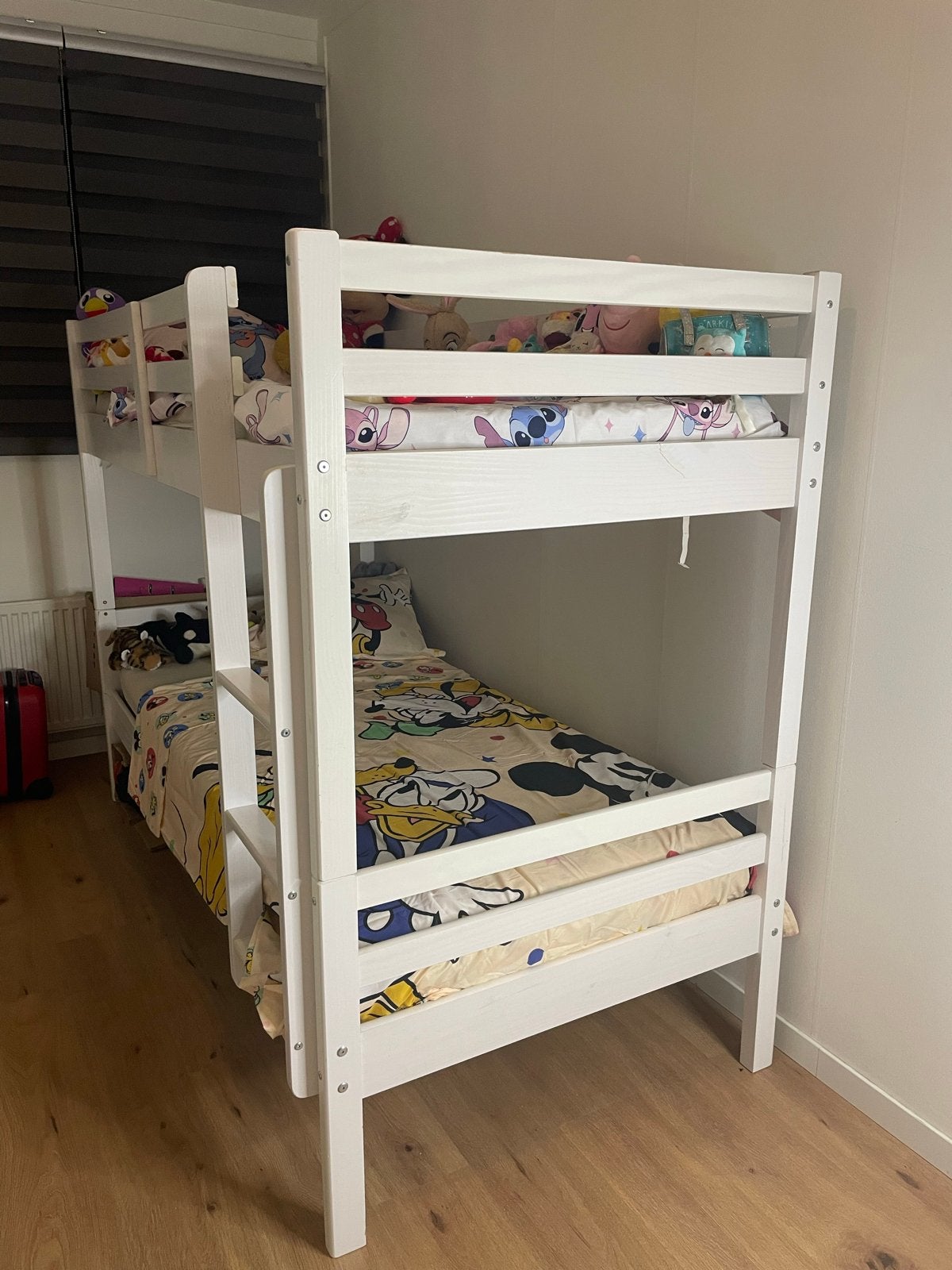 Kinderstapelbed inclusief matrassen, Ophalen, Gebruikt, 90 cm, Tweepersoons