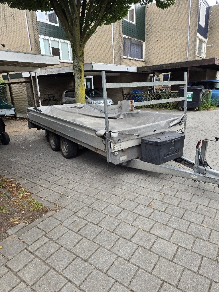 Henra plateauwagen 400x200, Auto diversen, Aanhangers en Bagagewagens, Ophalen, Gebruikt