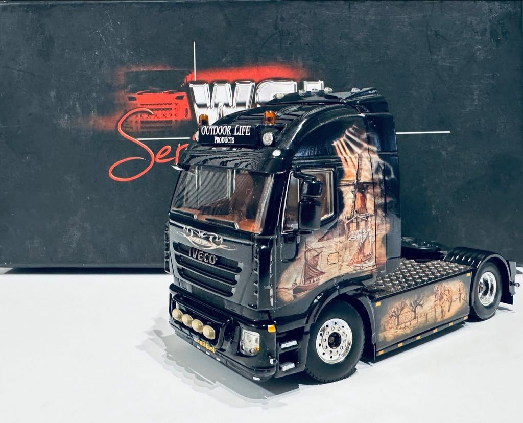 PB TRUCKING 2014 NL Showtruck Wsi 1:50, Hobby en Vrije tijd, Modelauto's | 1:50, Ophalen of Verzenden, Zo goed als nieuw, Bus of Vrachtwagen