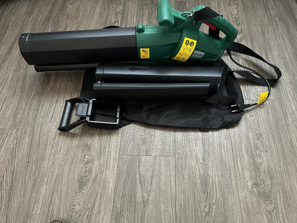 te koop elektrische bladblazer met riem, Tuin en Terras, Ophalen, Met opvangzak, Handgedragen, Nieuw