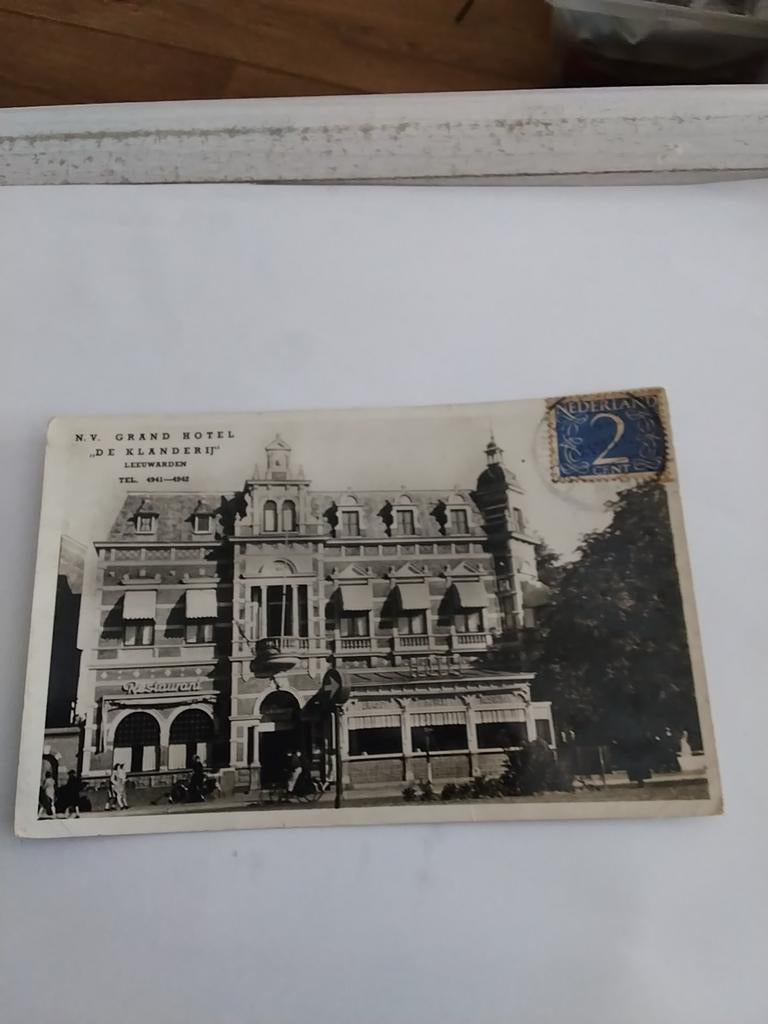 LEEUWARDEN. GRAND HOTEL  "DE KLANDERIJ", Ophalen of Verzenden, Voor 1920, Friesland
