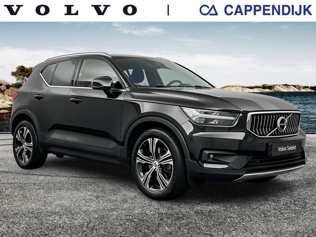 Volvo XC40 B4 197PK Inscription| Adap.Cruise| Leder| Camera|, 12 maanden, 4 cilinders, Zwart, Leder