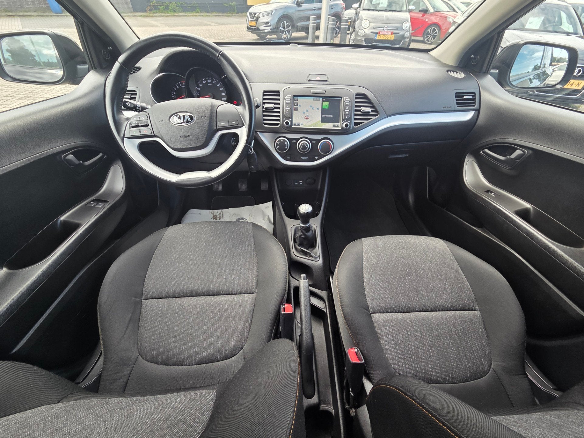 Kia Picanto 1.0 CVVT EconomyPlusLine/NAVI/CAMERA, Auto's, Voorwielaandrijving, Dealer onderhouden, Gebruikt, Euro 6