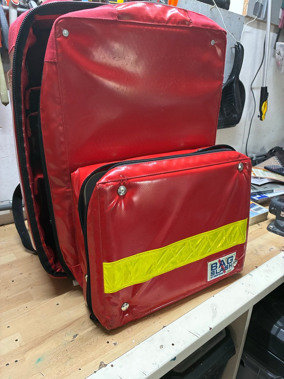 Professionele EHBO tas / Rugzak - Rood, 40 tot 60 cm, Gebruikt, 20 tot 30 cm, Verzenden